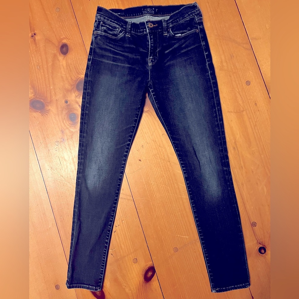 Lucky brand Brooke skinny dark rinse denim size 6/28